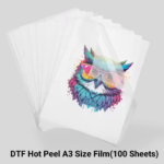 DTF Hot Peel A3 Size Film (100 Sheets)