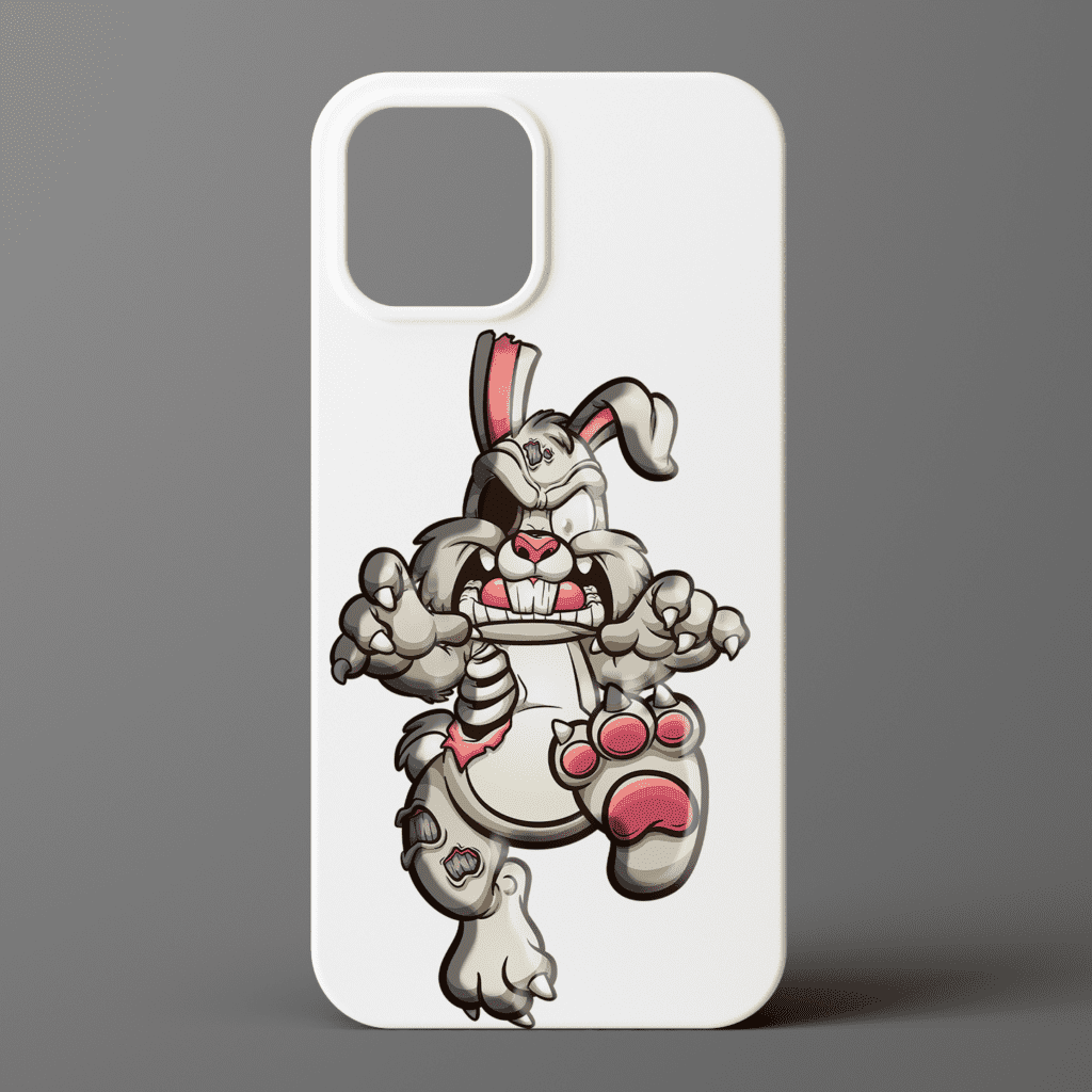 Zombie Bunny-Easter Phone Sticker