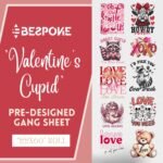 Valentine's Cupid Pre-made Gang sheet